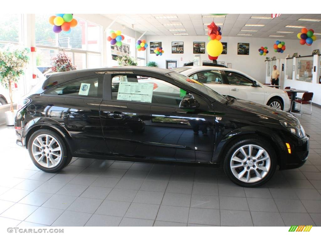 2008 Astra XR Coupe - Black Sapphire / Charcoal photo #4