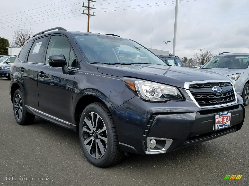 2017 Forester 2.0XT Touring - Dark Gray Metallic / Saddle Brown photo #1