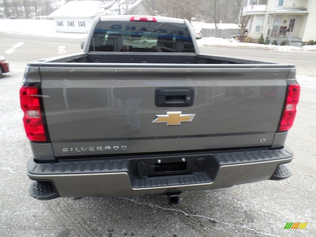 2017 Silverado 1500 LT Double Cab 4x4 - Pepperdust Metallic / Jet Black photo #6