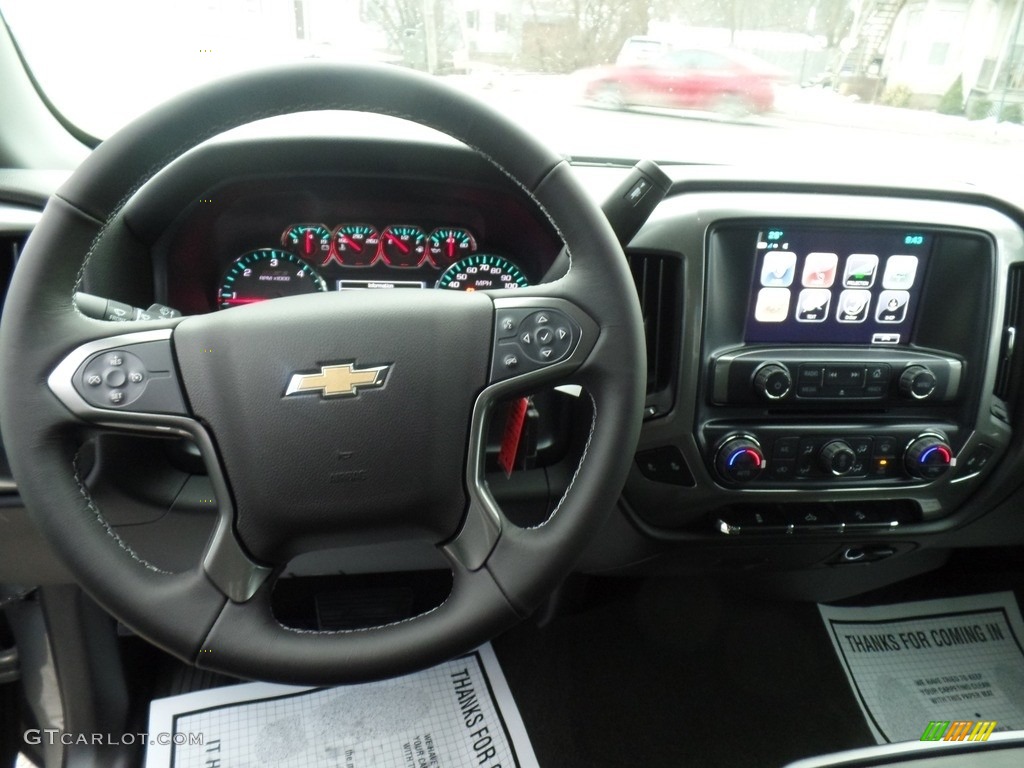 2017 Silverado 1500 LT Double Cab 4x4 - Pepperdust Metallic / Jet Black photo #19