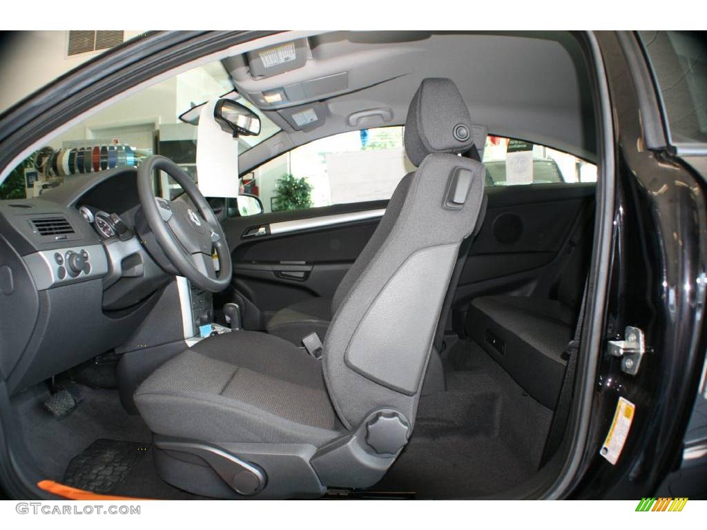 2008 Astra XR Coupe - Black Sapphire / Charcoal photo #13