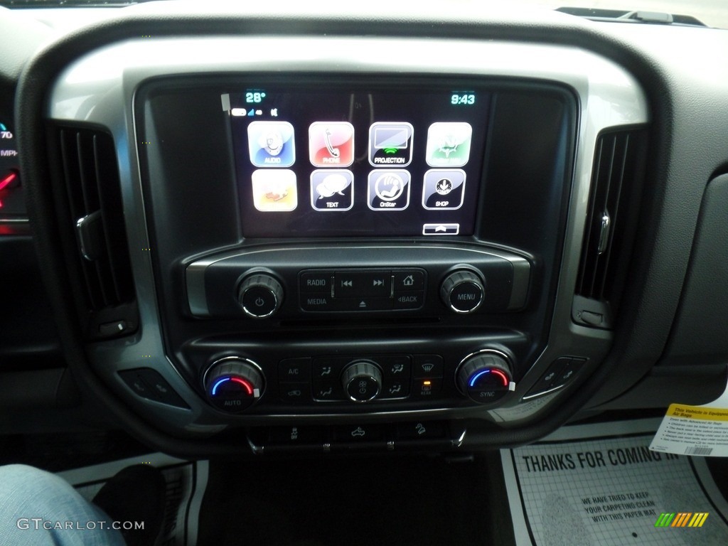 2017 Silverado 1500 LT Double Cab 4x4 - Pepperdust Metallic / Jet Black photo #26