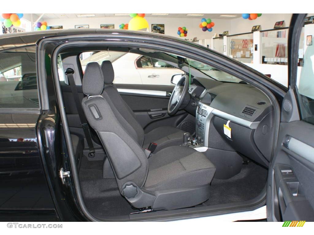 2008 Astra XR Coupe - Black Sapphire / Charcoal photo #16