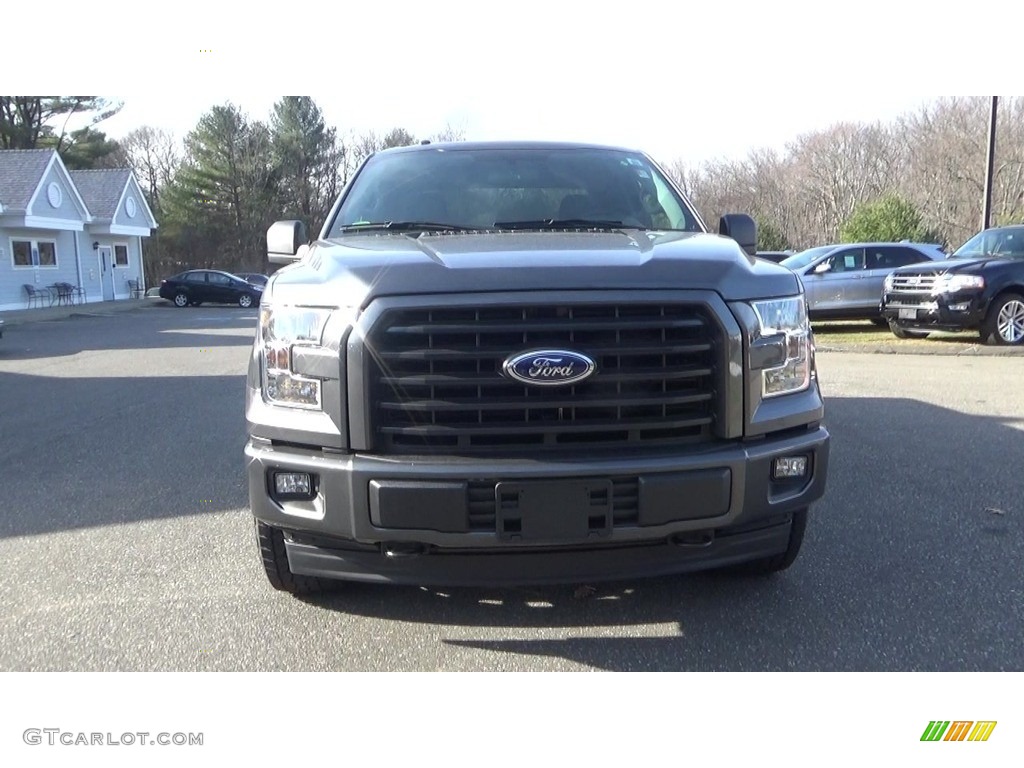 2017 F150 XL SuperCab 4x4 - Lithium Gray / Black photo #2