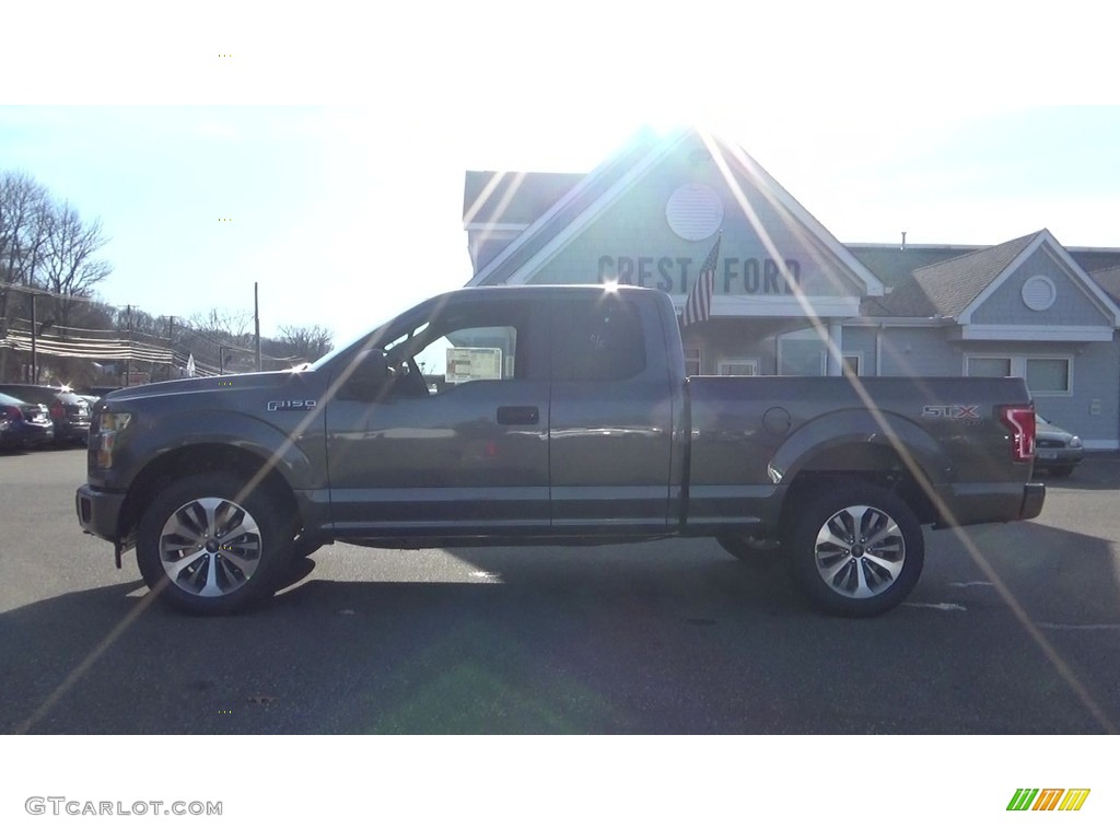 2017 F150 XL SuperCab 4x4 - Lithium Gray / Black photo #4