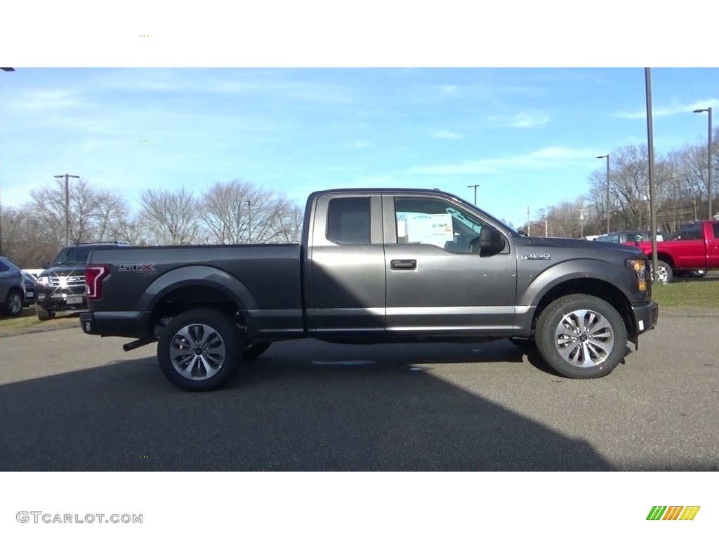 2017 F150 XL SuperCab 4x4 - Lithium Gray / Black photo #8