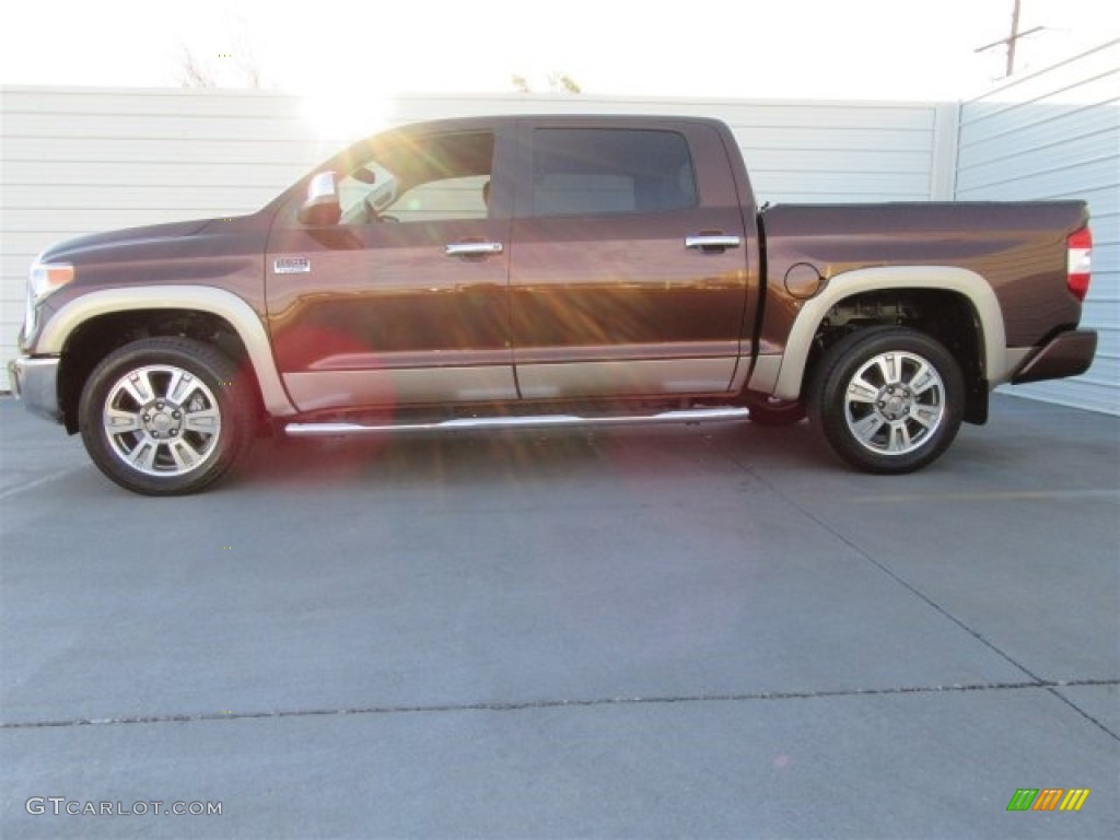 2015 Tundra 1794 Edition CrewMax 4x4 - Sunset Bronze Mica / 1794 Edition Premium Brown Leather photo #11