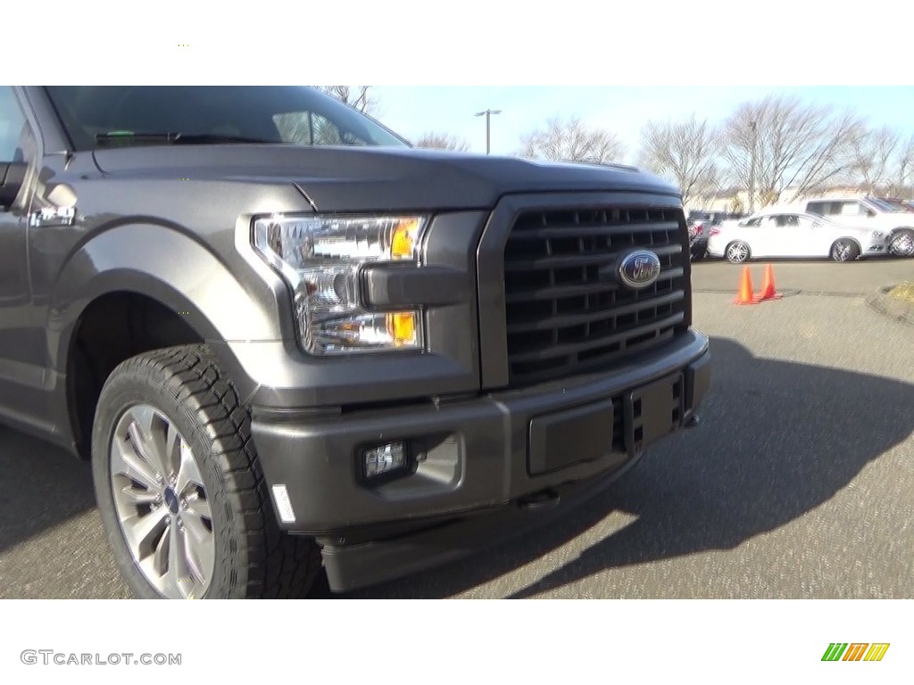 2017 F150 XL SuperCab 4x4 - Lithium Gray / Black photo #27