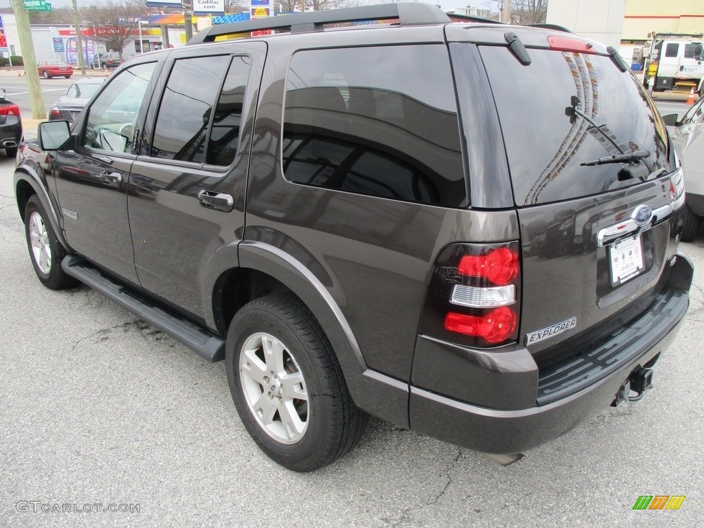 2007 Explorer XLT 4x4 - Dark Stone Metallic / Camel photo #4