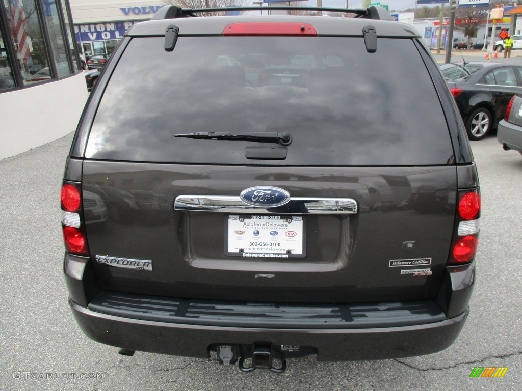 2007 Explorer XLT 4x4 - Dark Stone Metallic / Camel photo #5