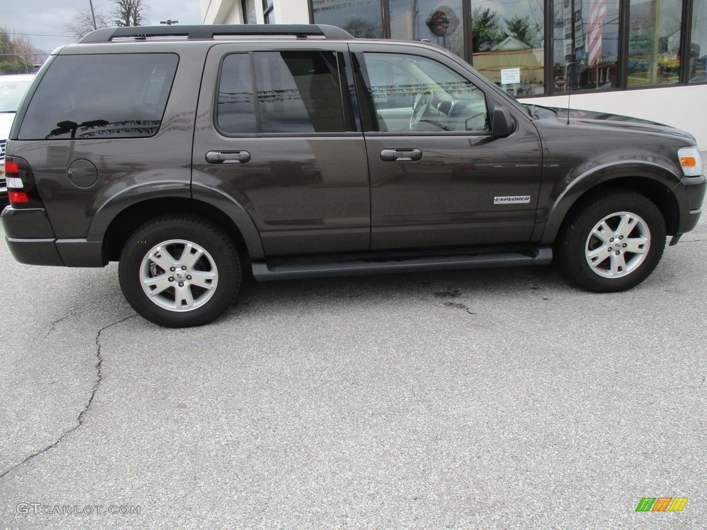 2007 Explorer XLT 4x4 - Dark Stone Metallic / Camel photo #7