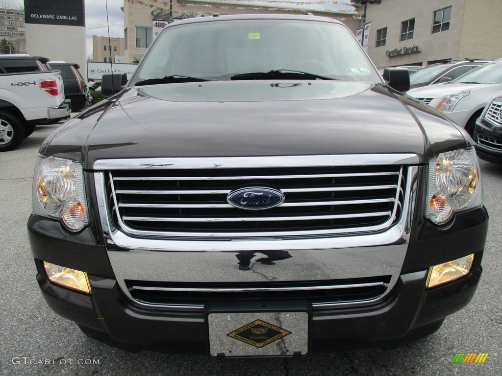 2007 Explorer XLT 4x4 - Dark Stone Metallic / Camel photo #10