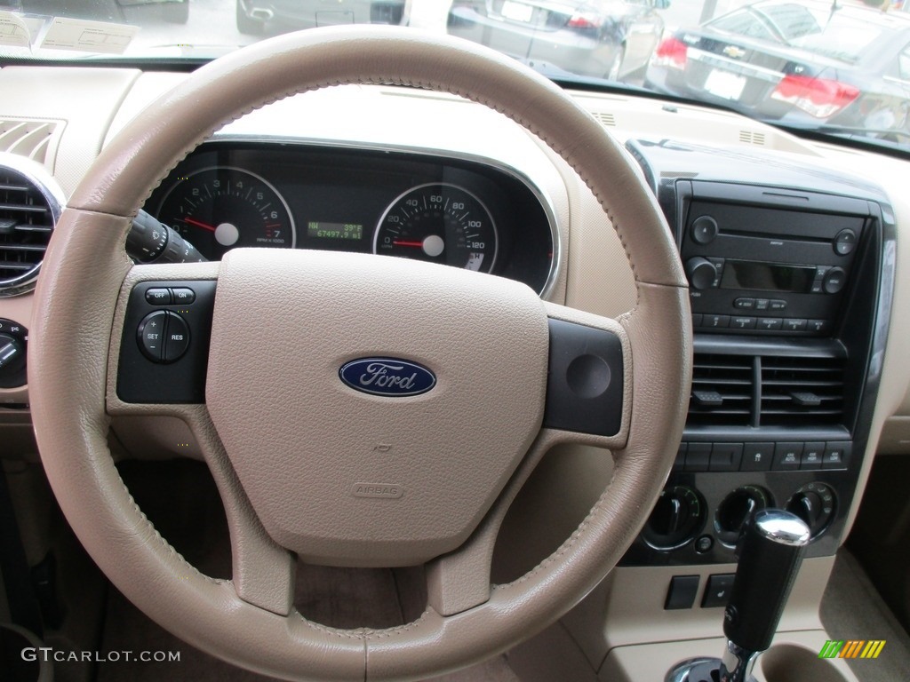 2007 Explorer XLT 4x4 - Dark Stone Metallic / Camel photo #13