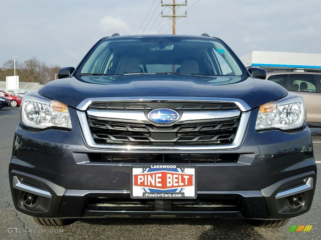 2017 Forester 2.5i Premium - Dark Gray Metallic / Gray photo #2