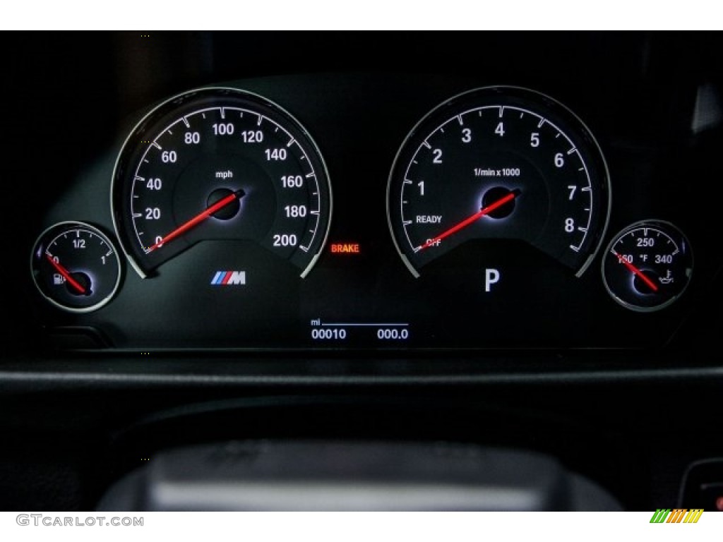 2017 BMW M4 Convertible Gauges Photo #118390748
