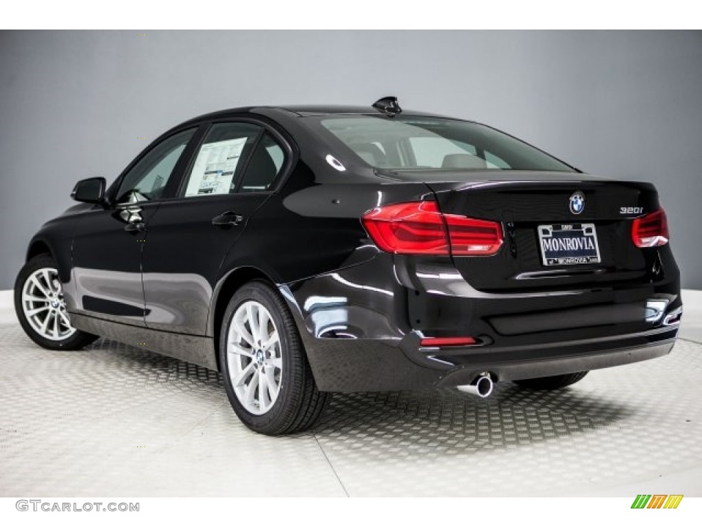 2017 3 Series 320i Sedan - Jet Black / Black photo #3