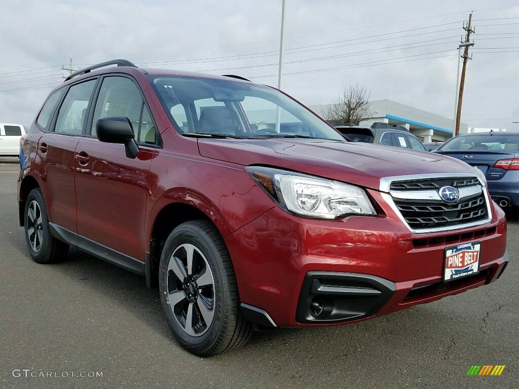 2017 Forester 2.5i - Venetian Red Pearl / Gray photo #1