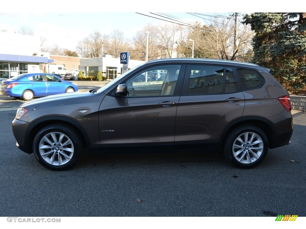 2014 X3 xDrive28i - Sparkling Bronze Metallic / Sand Beige photo #5