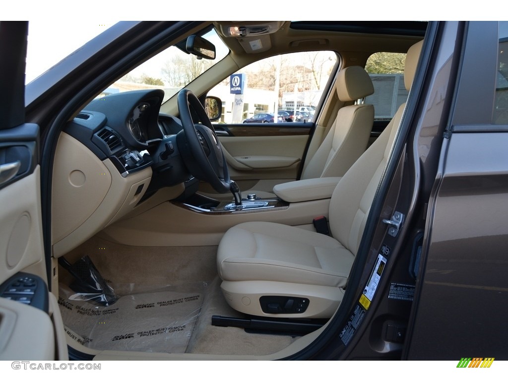 2014 X3 xDrive28i - Sparkling Bronze Metallic / Sand Beige photo #11