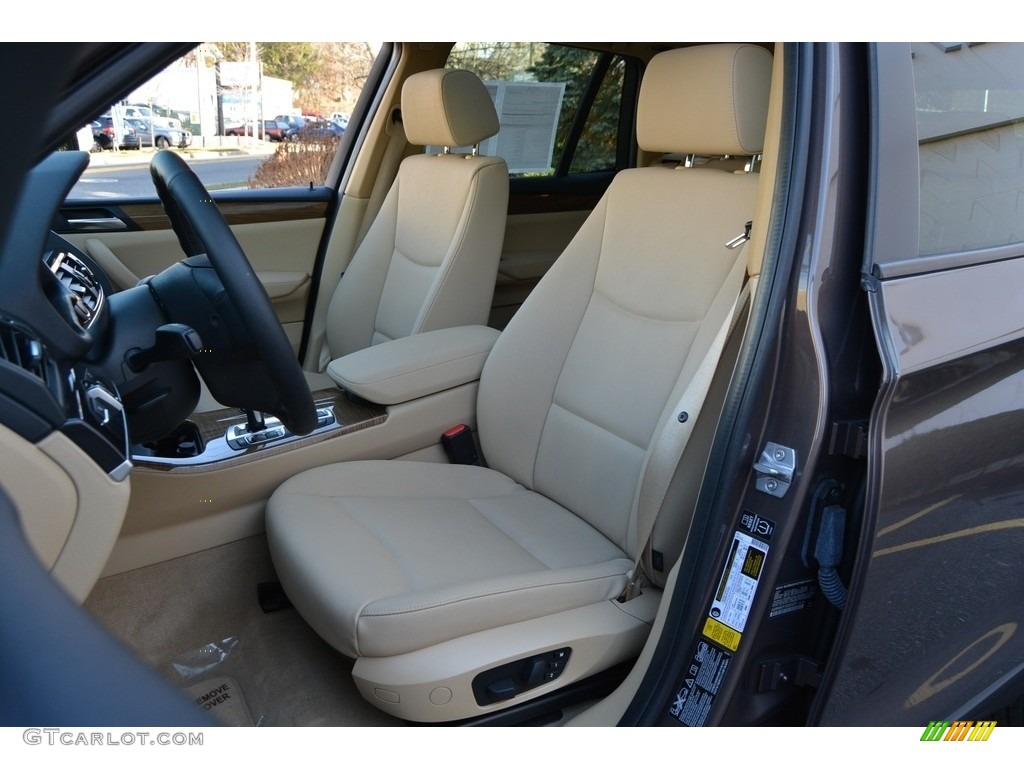 2014 X3 xDrive28i - Sparkling Bronze Metallic / Sand Beige photo #13