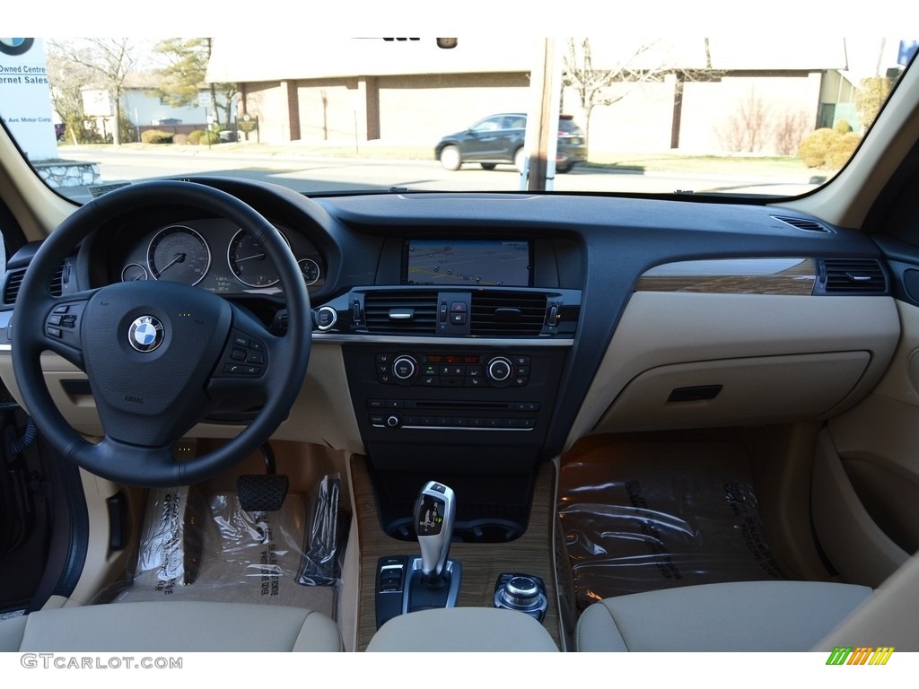 2014 X3 xDrive28i - Sparkling Bronze Metallic / Sand Beige photo #15