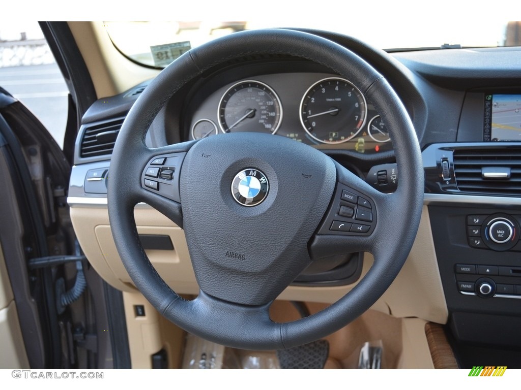 2014 X3 xDrive28i - Sparkling Bronze Metallic / Sand Beige photo #18