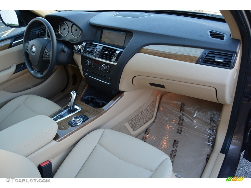 2014 X3 xDrive28i - Sparkling Bronze Metallic / Sand Beige photo #27