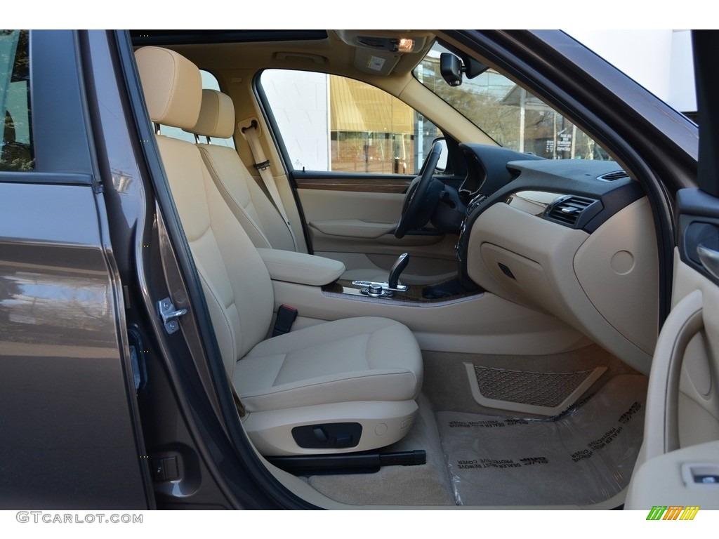 2014 X3 xDrive28i - Sparkling Bronze Metallic / Sand Beige photo #28