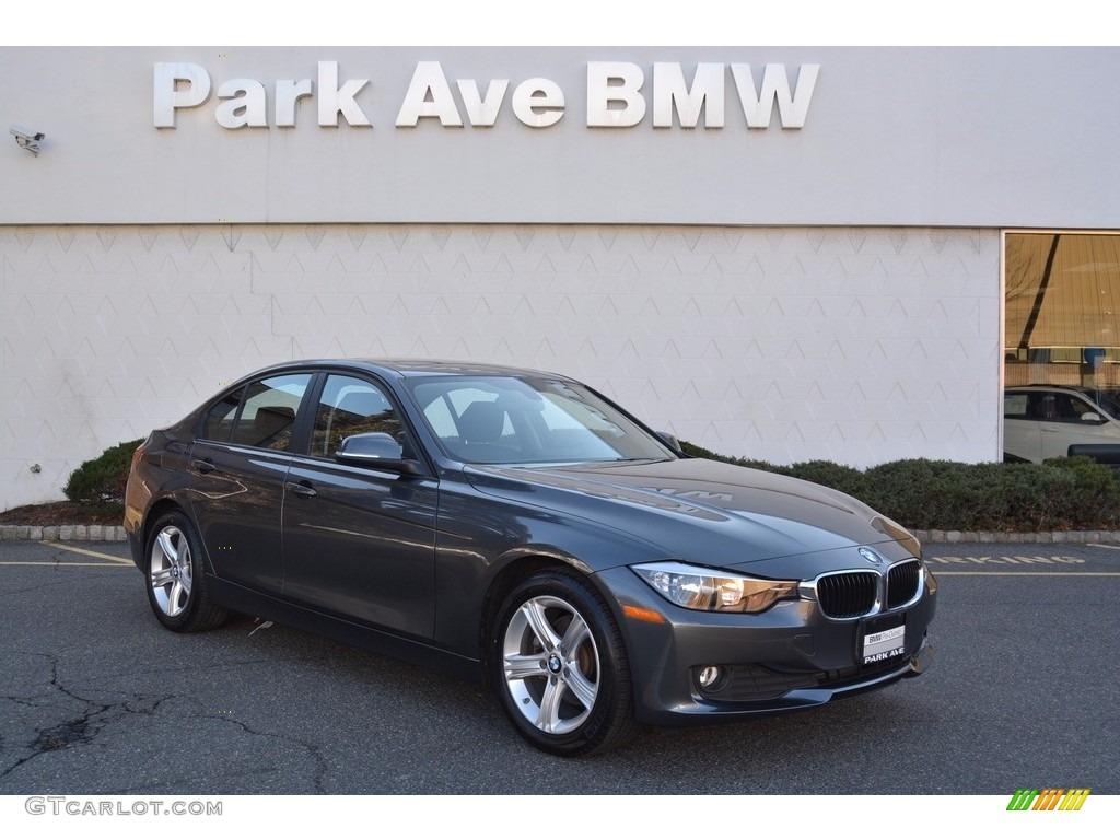 2014 3 Series 320i xDrive Sedan - Mineral Grey Metallic / Black photo #1