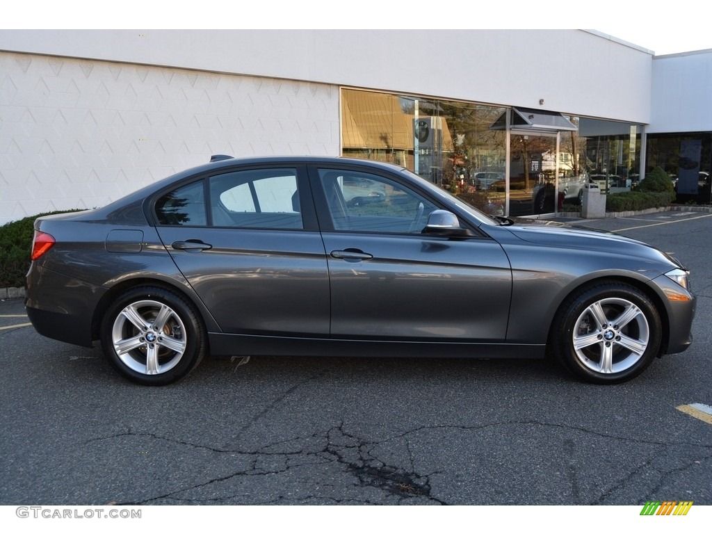 2014 3 Series 320i xDrive Sedan - Mineral Grey Metallic / Black photo #2