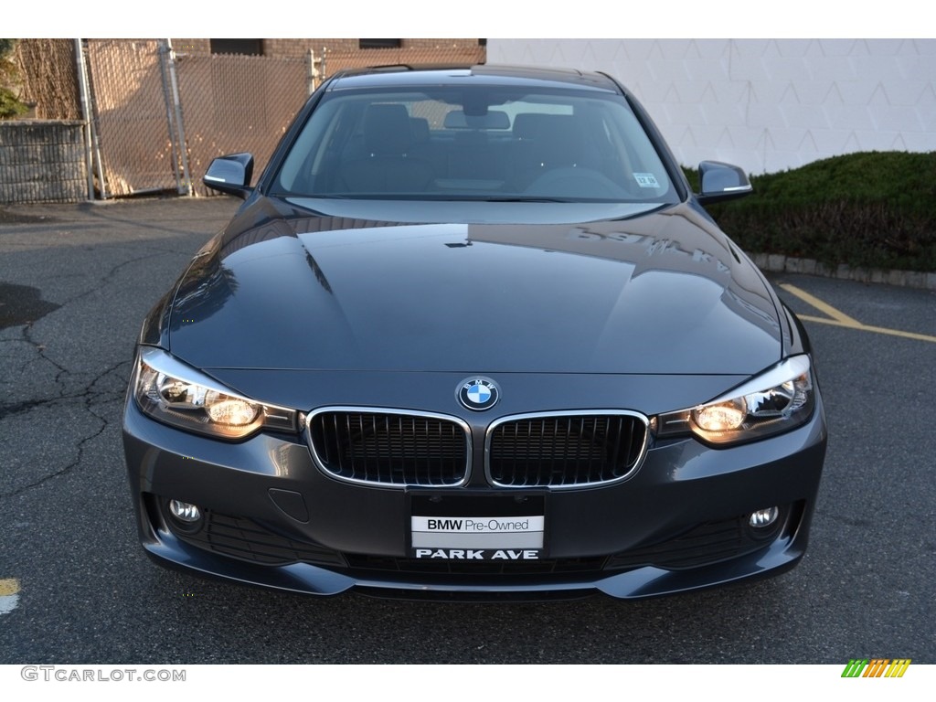 2014 3 Series 320i xDrive Sedan - Mineral Grey Metallic / Black photo #7