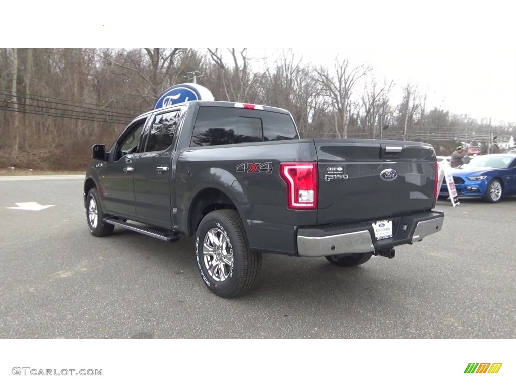 2017 F150 XLT SuperCrew 4x4 - Lithium Gray / Earth Gray photo #5