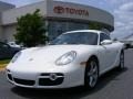 2007 Carrara White Porsche Cayman   photo #1
