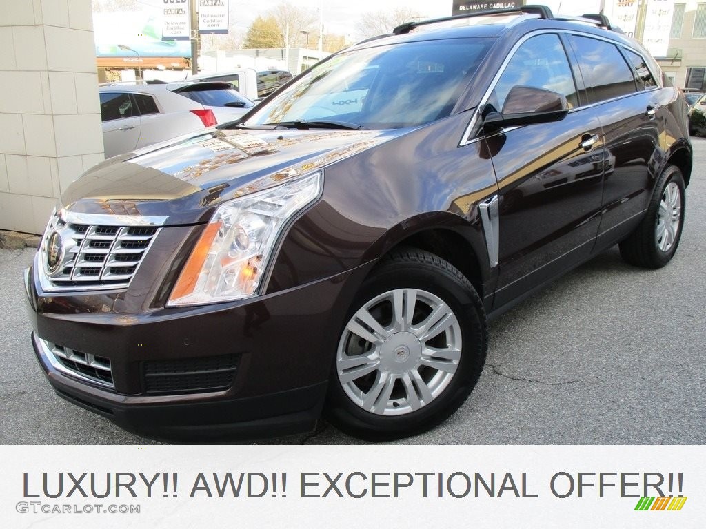 2016 SRX Luxury AWD - Cocoa Bronze Metallic / Ebony/Ebony photo #1