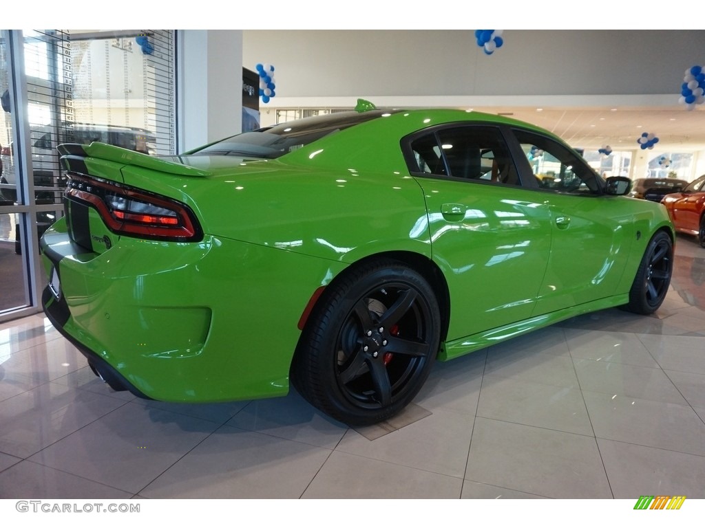 2017 Charger SRT Hellcat - Green Go / Black photo #2