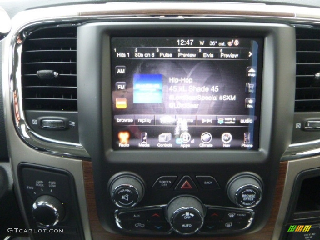 2017 2500 Laramie Mega Cab 4x4 - Pearl White / Black photo #15