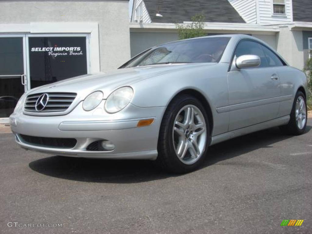 2002 CL 500 - Brilliant Silver Metallic / Charcoal photo #1