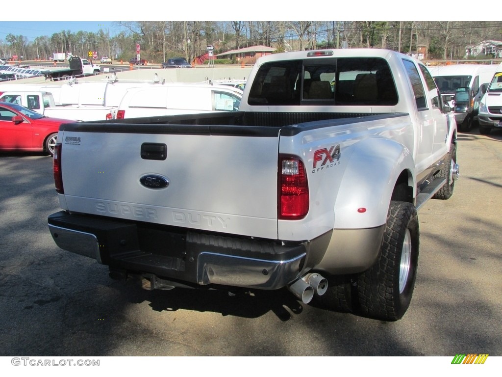 2012 F350 Super Duty Lariat Crew Cab 4x4 Dually - Oxford White / Adobe photo #7