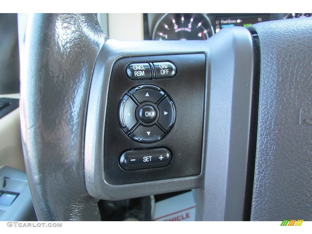 2012 F350 Super Duty Lariat Crew Cab 4x4 Dually - Oxford White / Adobe photo #21