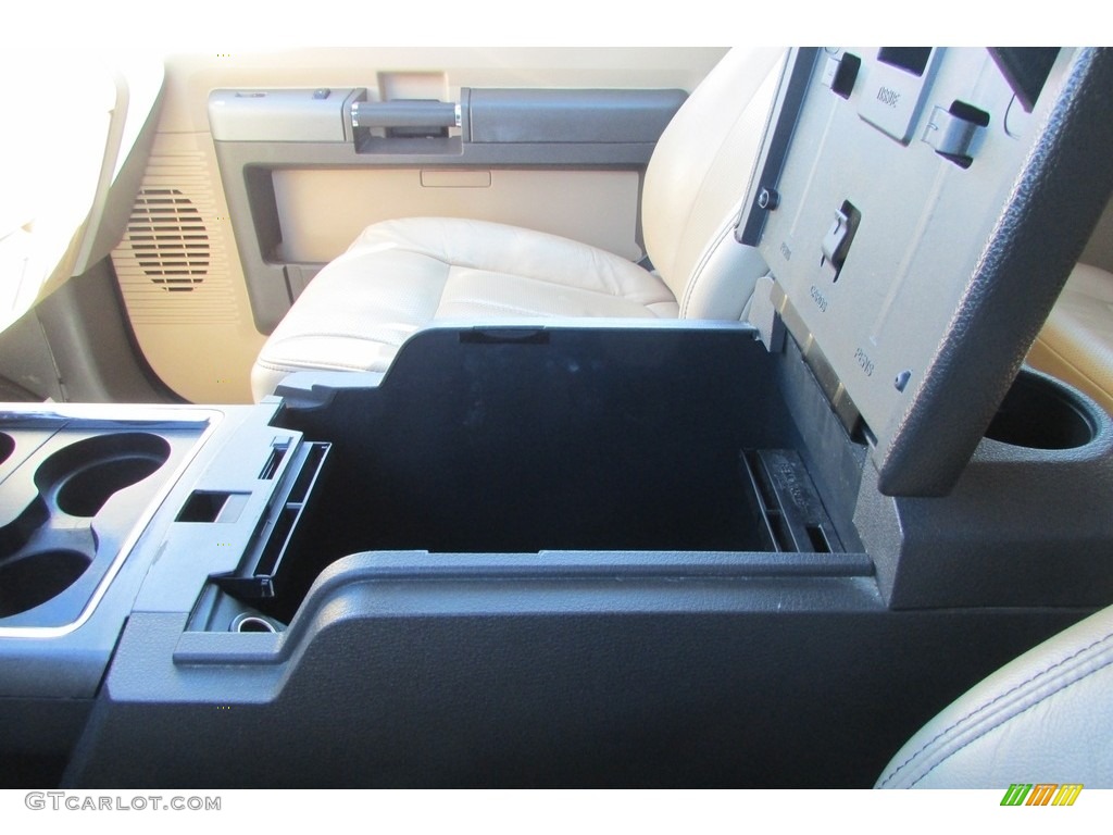2012 F350 Super Duty Lariat Crew Cab 4x4 Dually - Oxford White / Adobe photo #28