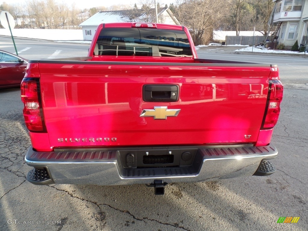 2017 Silverado 1500 LT Double Cab 4x4 - Red Hot / Jet Black photo #6