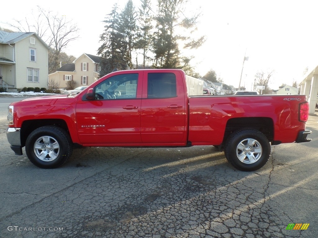 2017 Silverado 1500 LT Double Cab 4x4 - Red Hot / Jet Black photo #8