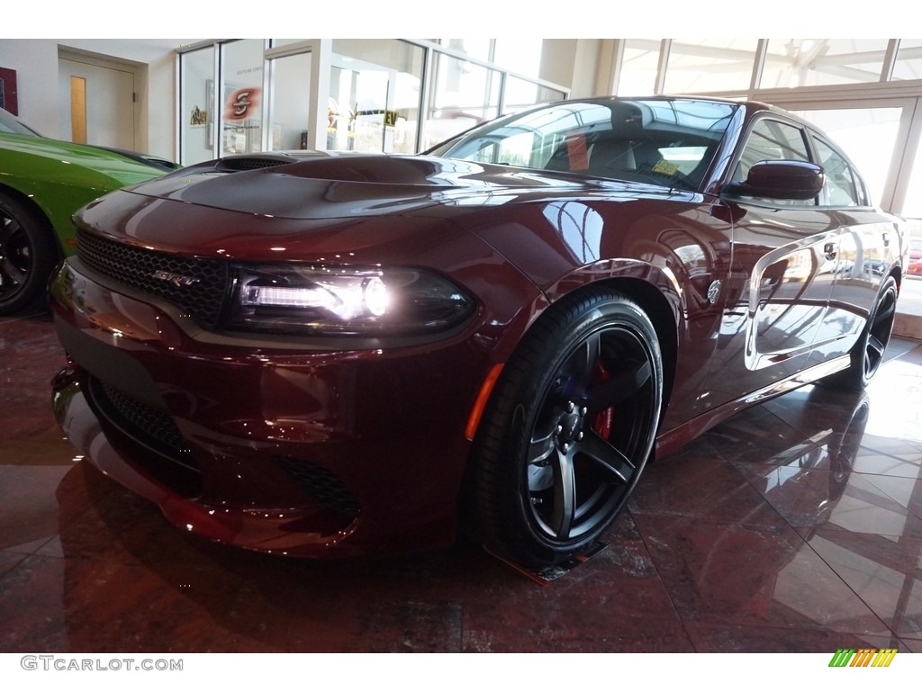 2017 Charger SRT Hellcat - Octane Red / Black/Sepia photo #1