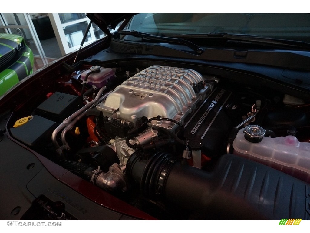 2017 Dodge Charger SRT Hellcat 6.2 Liter Supercharged HEMI OHV 16-Valve VVT V8 Engine Photo #118400510