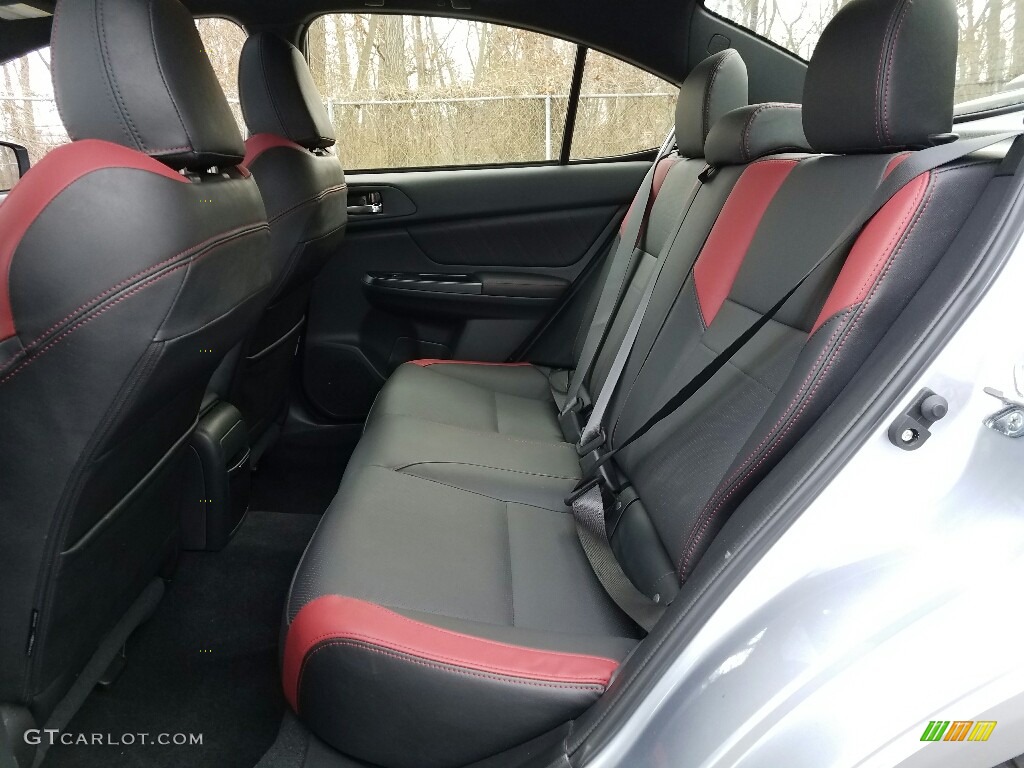 Carbon Black Interior 2016 Subaru WRX STI Limited Photo #118401731