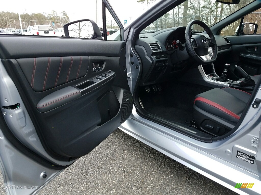 2016 Subaru WRX STI Limited Carbon Black Door Panel Photo #118401857