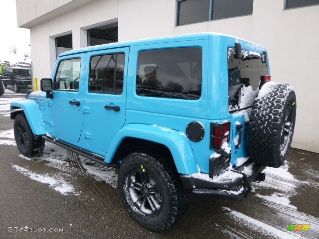 2017 Wrangler Unlimited Winter Edition 4x4 - Chief Blue / Black photo #5