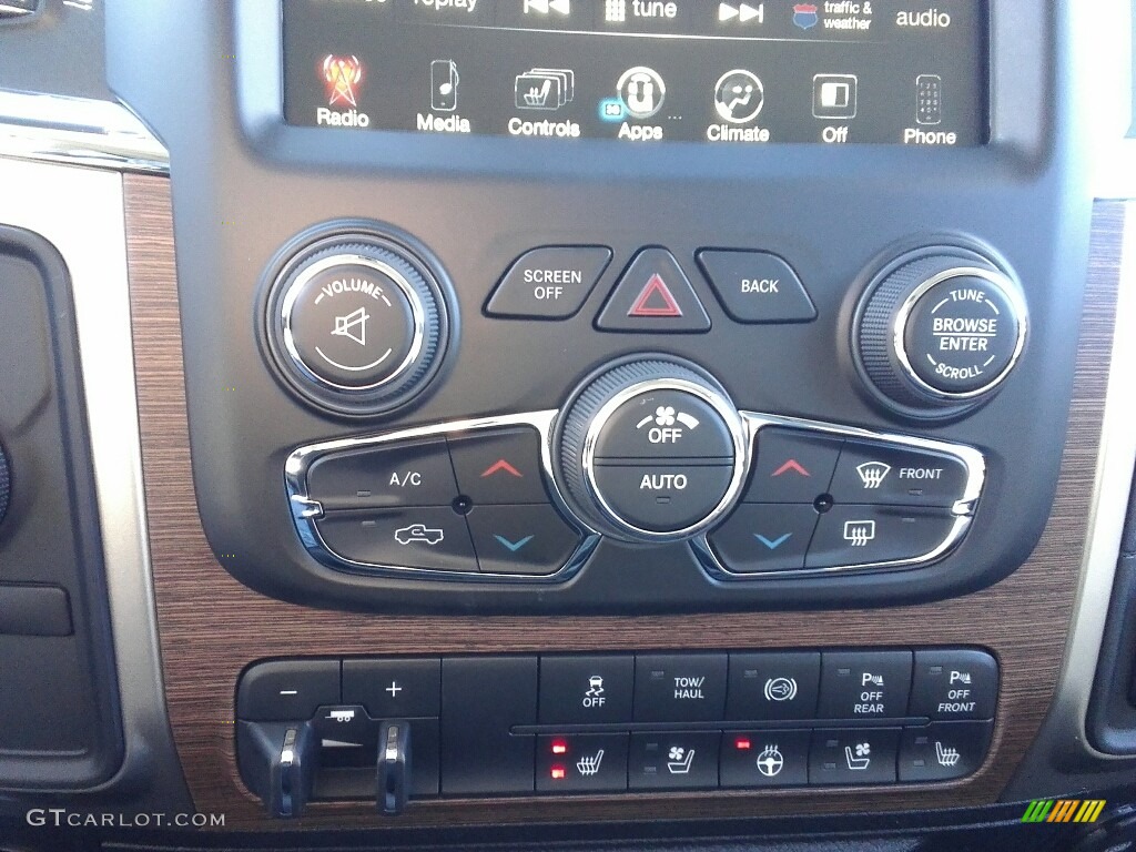 2017 Ram 3500 Laramie Mega Cab 4x4 Controls Photo #118403663