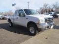 Oxford White - F250 Super Duty XLT SuperCab 4x4 Photo No. 2