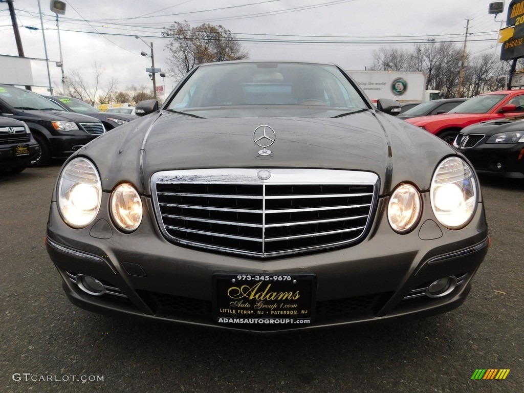 2008 E 350 4Matic Sedan - Indium Grey Metallic / Cashmere photo #2
